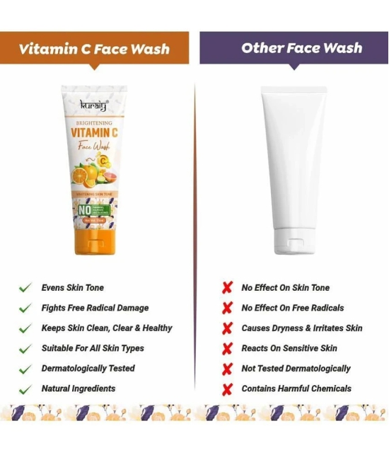 KURAIY Vitamin C Face Cream Improve Fine Lines Dull Skin Whitening Anti Aging Skin Care