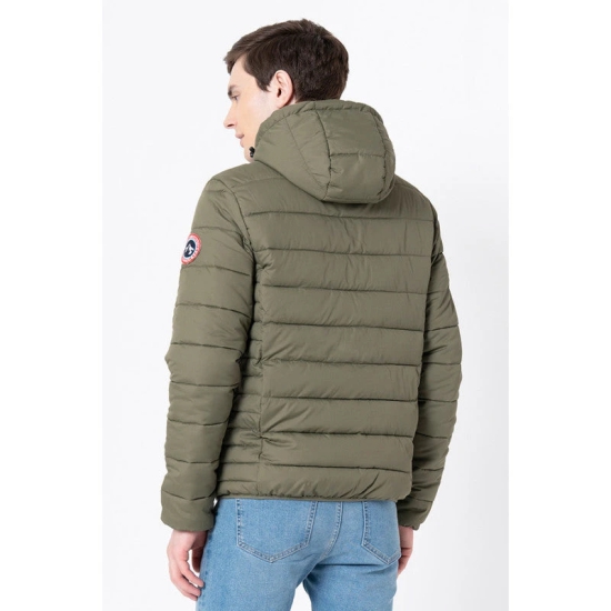 RedTape Mens Olive Solid Jacket