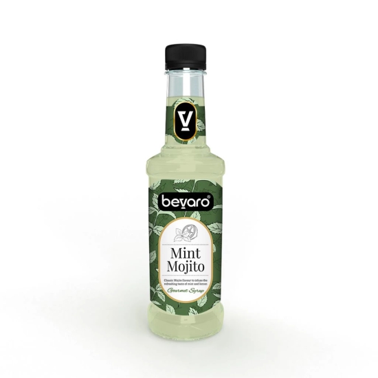 BEVARO Mint Mojito Syrup, Refreshing Gourmet Syrup for Mocktails & Mixers Mint Mojito  (750 ml, Pack of 1)