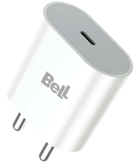 Bell - No Cable 2.4A Wall Charger - White