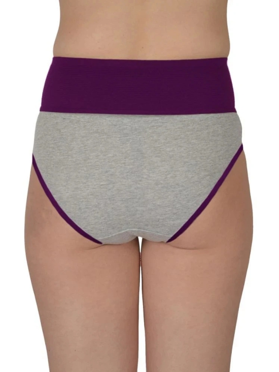 Madam Black,Purple PANTY Nylon Solid Womens Hipster ( Pack of 2 ) - None