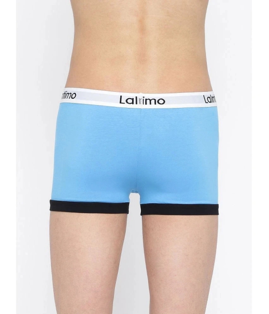 La Intimo Blue Cotton Mens Trunks ( Pack of 1 ) - None