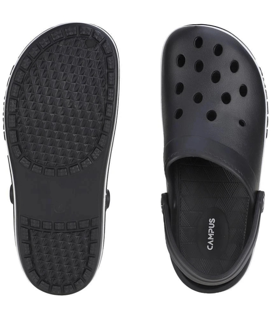 Campus - Black Mens Clogs - None