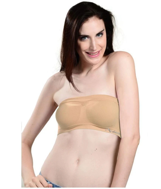 Madam Polyamide Tube Bra - Beige Single - Free Size