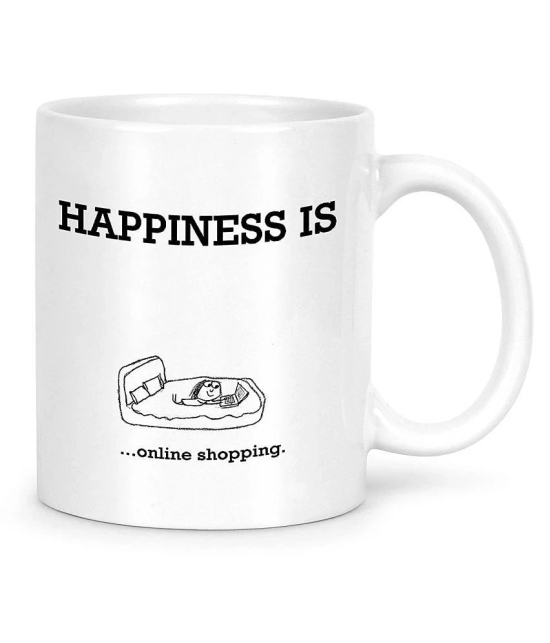 Idream Quote Printed Ceramic Coffee Mug 1 Pcs 330 mL - White