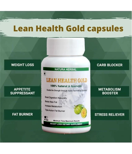 Natura Herbal Weight loss Herbal supplements (60 Capsules) 500 mg Unflavoured Single Pack