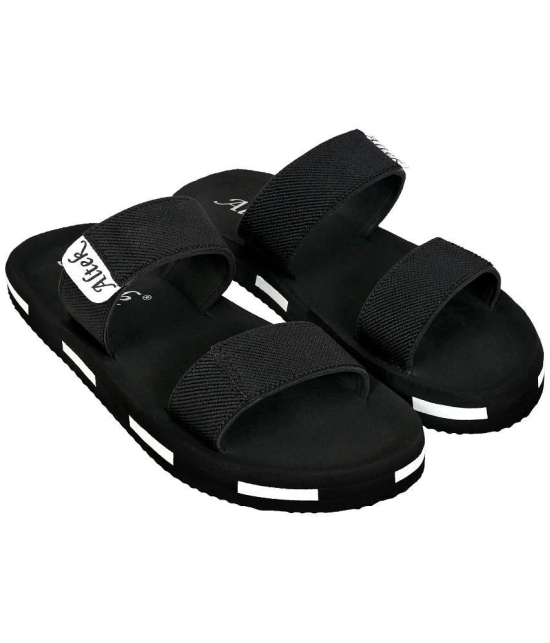 Altek Black Mens Massage Flip Flop - None