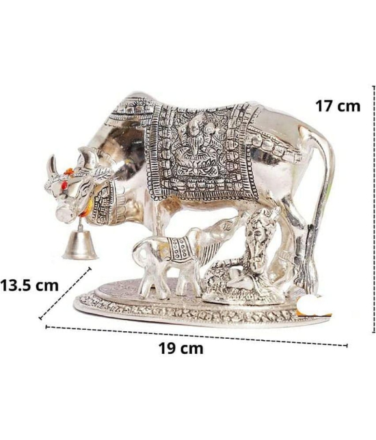 Handa - Brass Cow and Calf Idol ( 19 cm )