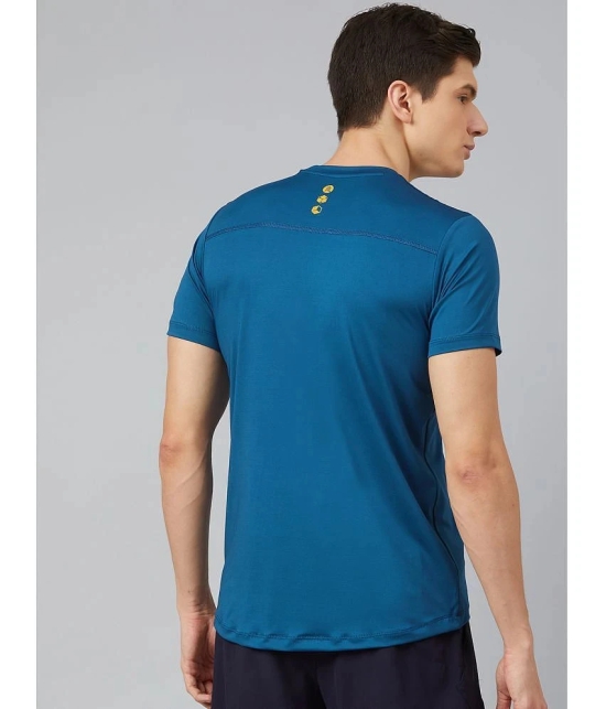 Dida Sportswear Blue Polyester Regular Fit Mens Sports T-Shirt ( Pack of 1 ) - None