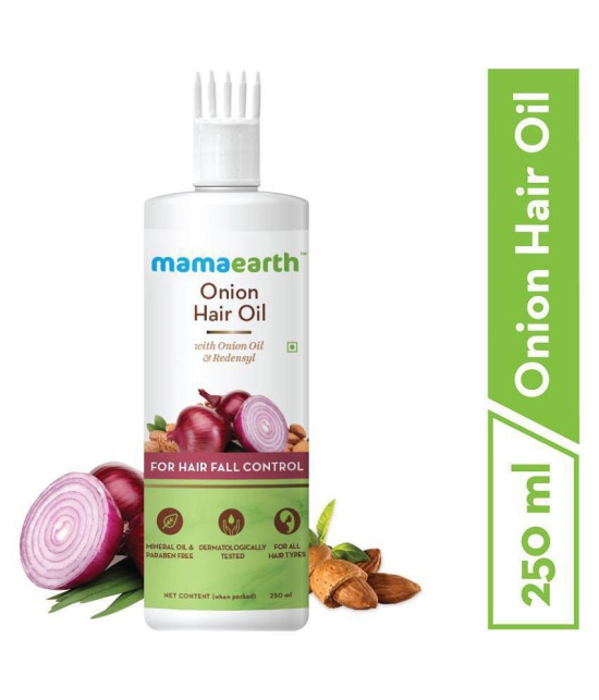 Mamaearth Onion Hair Oil for hair growth with Onion & Redensyl for Hair Fall Control - 250ml