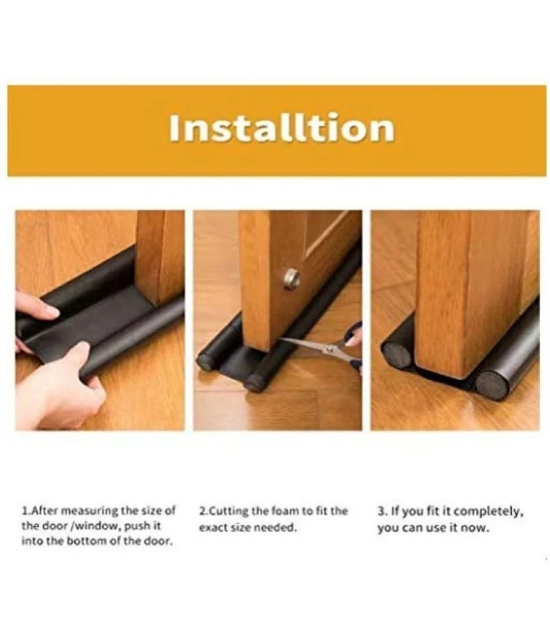 PVC Door Guard(Pack of 4) 36 Inches Long Gap Filler for Door Bottom Seal Strip,Sound-Proof, Reduce Noise, Energy Saving Door Stopper for Reduce Door Dust, Insects Protector