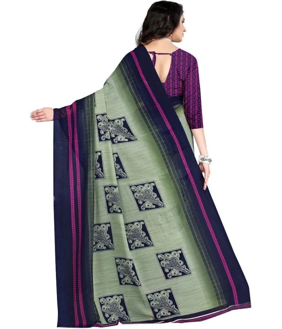 LEELAVATI - Light Green Georgette Saree With Blouse Piece ( Pack of 1 ) - Light Green