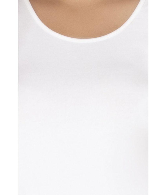 Amante Cotton Tanks - White Single - M