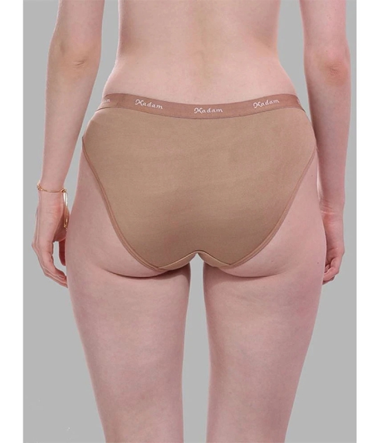 Madam Nude Cotton Lycra Solid Womens Hipster ( Pack of 1 ) - None