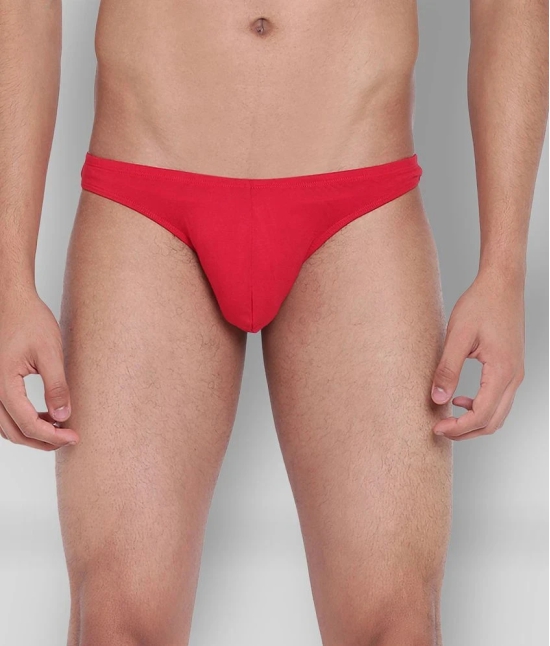 La Intimo Modal Mens Briefs ( Red ) - 3XL