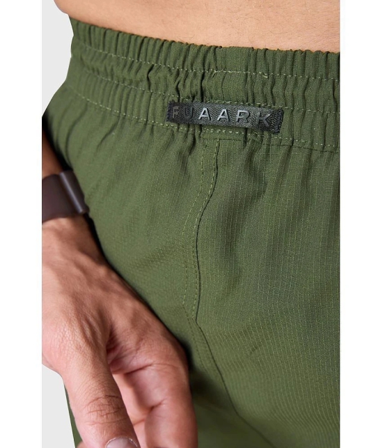 Fuaark Olive Polyester Mens Sports Trackpants ( Pack of 1 ) - None