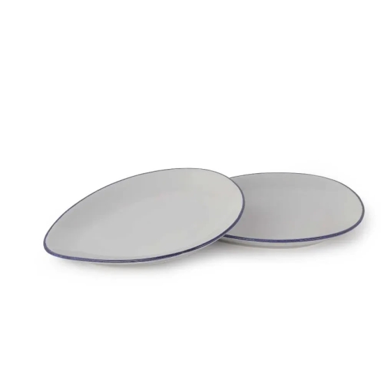 Pebble Dinner Plate | Set of 2 Grey