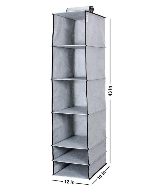 6 Shelves Foldable Hanging Wardrobe