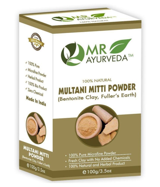 MR Ayurveda Multani Mitti Powder for Acne and Pimples Face Pack Masks 100 gm