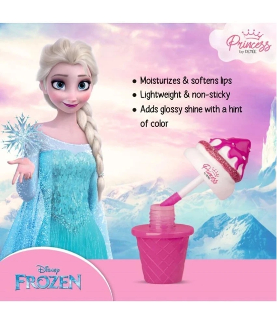 Disney Frozen Princess By Renee Icecream Lip Gloss Elsa - For Pre-Teen Girls, 8ml