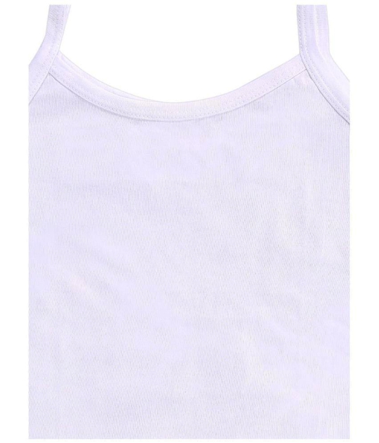 Bodycare Girls Vest Dori Neck Sleeveless Pack Of 3-White. - None