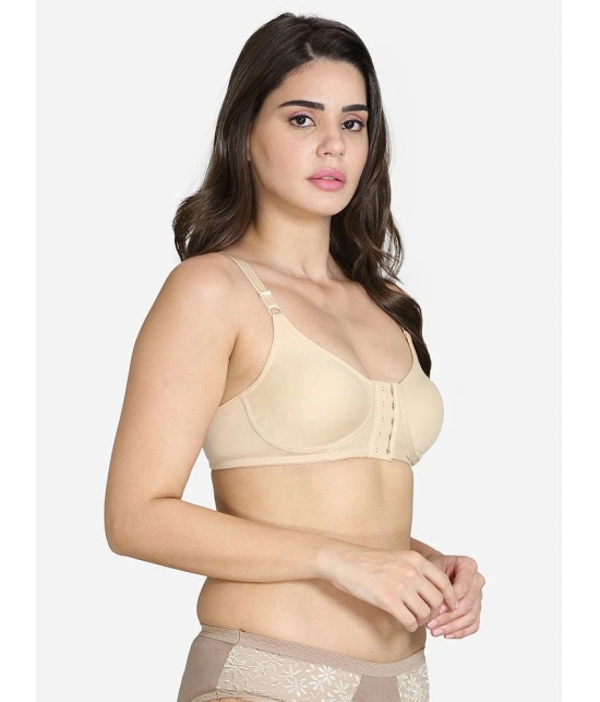 VStar - Beige Cotton Blend Non Padded Womens Everyday Bra ( Pack of 1 ) - None