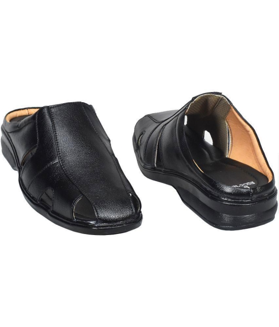 Dream Makers - Black Men's Sandals - None