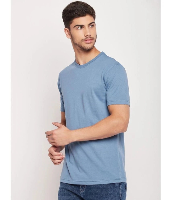 UNIBERRY - Blue Cotton Blend Regular Fit Mens T-Shirt ( Pack of 1 ) - None