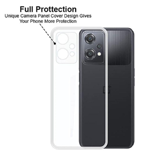 Case Vault Covers - Transparent Silicon Silicon Soft cases Compatible For Oneplus Nord Ce 2 Lite 5G ( Pack of 1 ) - Transparent