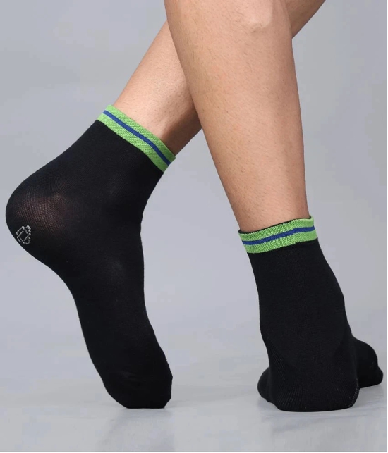 Dollar - Cotton Mens Solid Multicolor Ankle Length Socks ( Pack of 3 ) - Multicolor