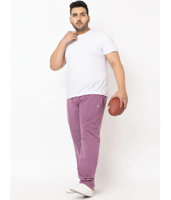 YHA Mauve Fleece Mens Trackpants ( Pack of 1 ) - None