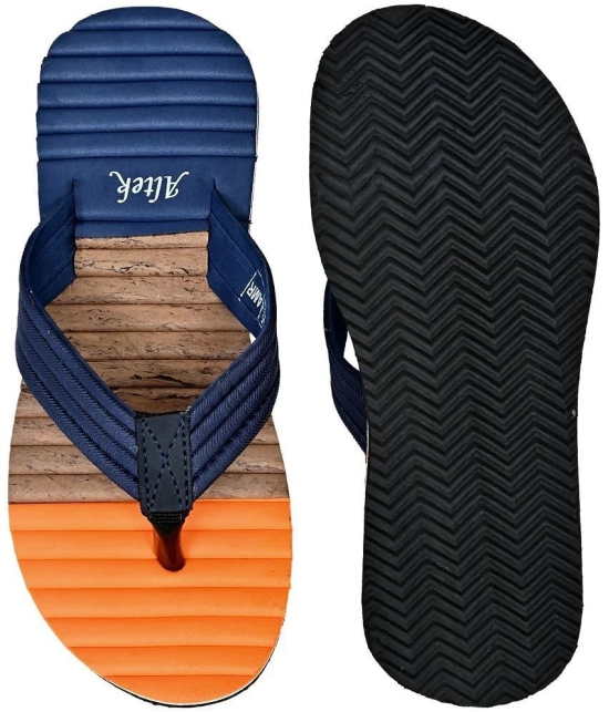 Altek - Navy Mens Thong Flip Flop - None