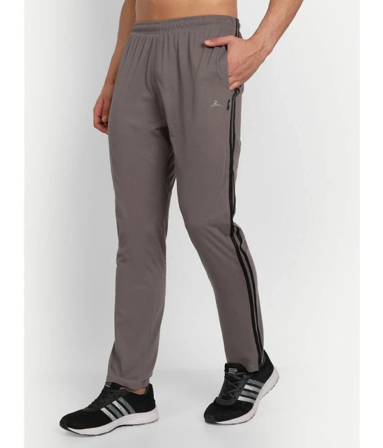 Zeffit - Brown Cotton Blend Mens Trackpants ( Pack of 1 ) - None