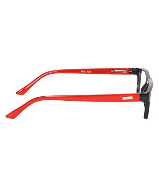 Creature Red Rectangle Spectacle Frame SPEX-102 RED