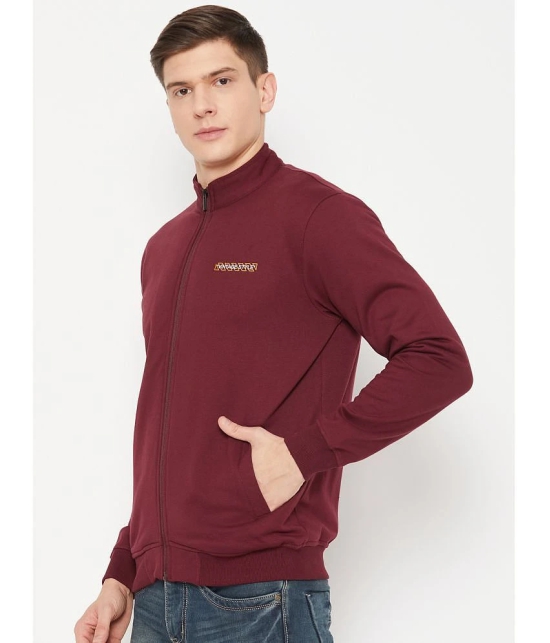 UNIBERRY Cotton Blend High Neck Mens Sweatshirt - Maroon ( Pack of 1 ) - None