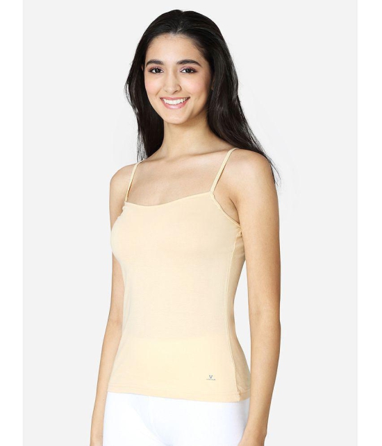 VStar Cotton Camisoles - Beige Single - None