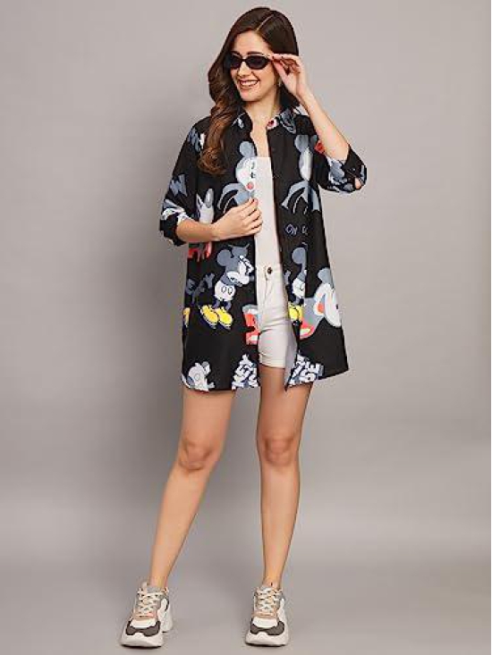 FUNDAY FASHION Women Shirt Style Mini Dress