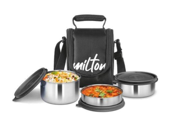 Milton Tasty 3 Stainless Steel Lunch Box