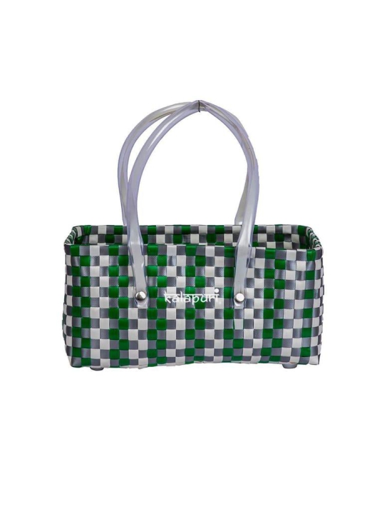 Woven Shopping Half Basket