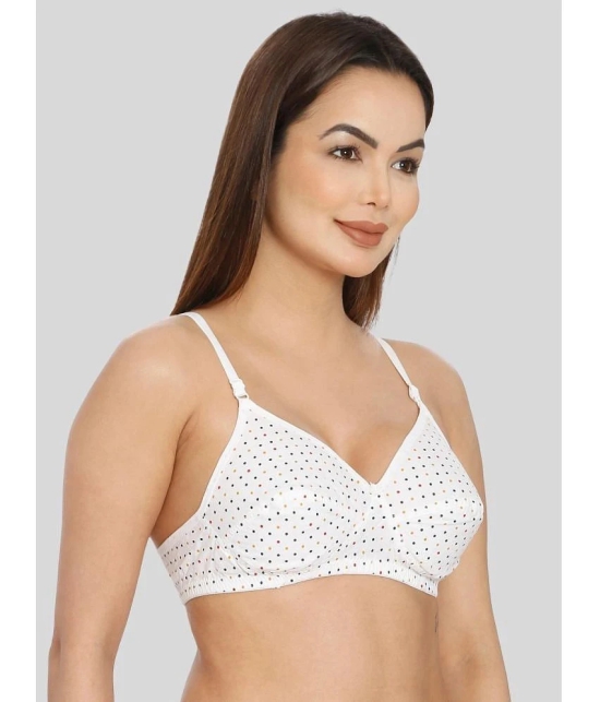 ILRASO Cotton Non Padded Womens T-Shirt Bra ( White ) - None