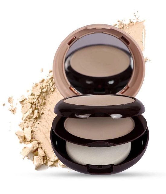 Seven Seas BB Miracle 2 in 1 Oil Control Compact Pawder | Compact Powder for Face makeup (Nude)