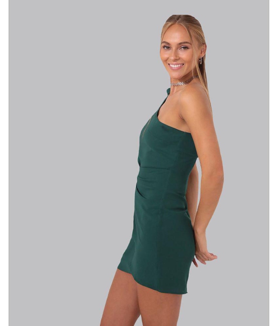 Addyvero - Green Cotton Blend Womens Bodycon Dress ( Pack of 1 ) - None