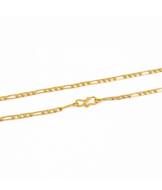 FASHION FRILL - Gold Plated Chain ( Pack of 1 ) - Golden