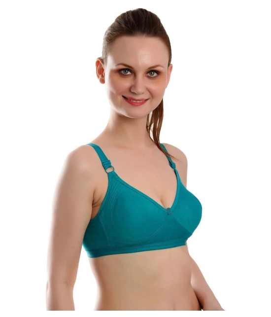 Elina Cotton T-Shirt Bra - Turquoise Single - 40C