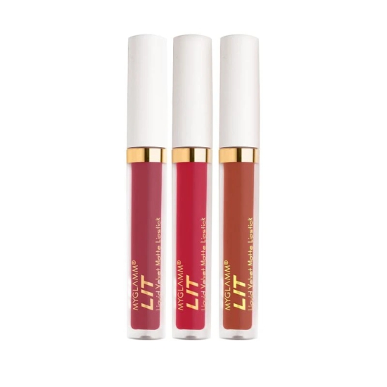 LIT Velvet Matte Lipstick - Pack Of 2