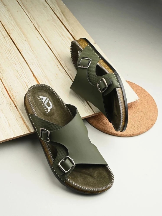 Aadi - Olive Mens Sandals - None