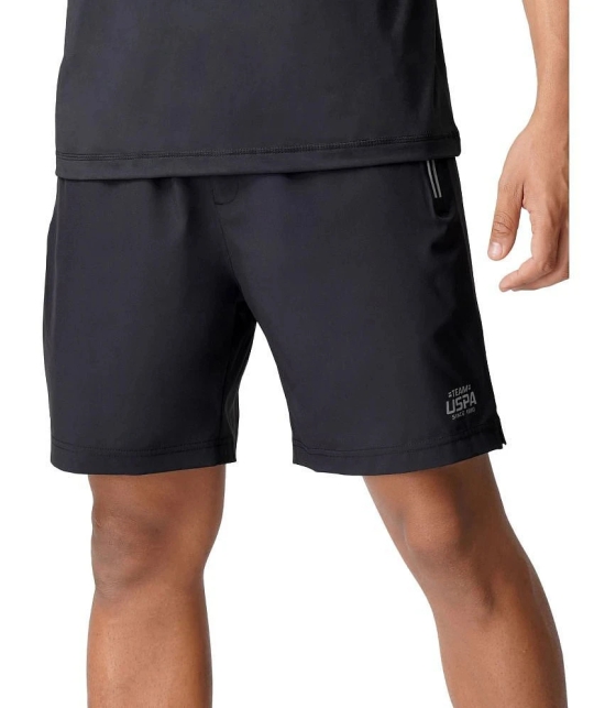 U.S. Polo Assn. Black Polyester Mens Shorts ( Pack of 1 ) - None