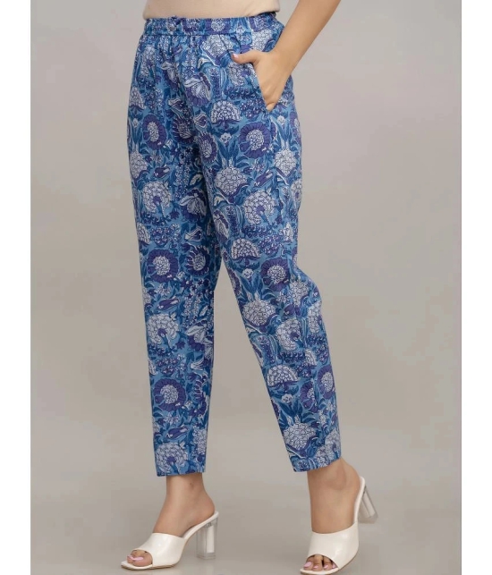 Frionkandy Blue Printed Pant Top Set - None