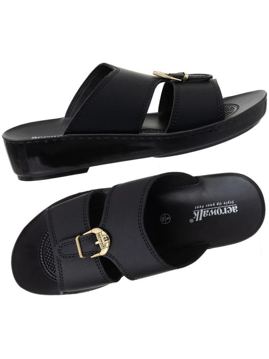 Aerowalk Black Mens Daily Slipper - None