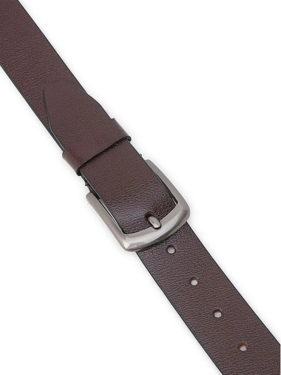 Loopa - Brown 100% Leather Mens Formal Belt ( Pack of 1 ) - None